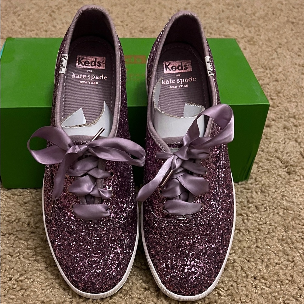 Kate Spade Women’s Glitter Grape Sneakers - Lavender Color